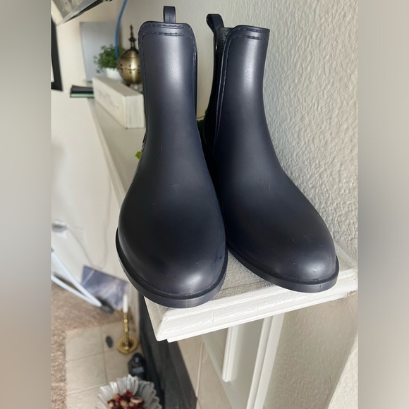 NWOT LEMON JELLY Chelsea ankle RAIN BOOT Europe size :37 navy blue - Picture 5 of 8